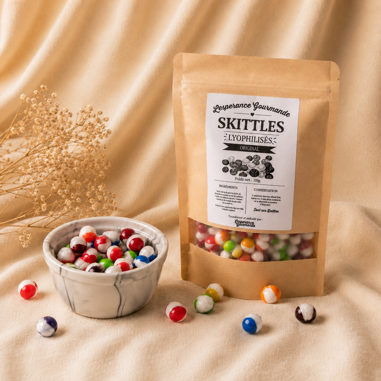 Bonbons lyophilisés style Skittles / Freeze Dried Candy