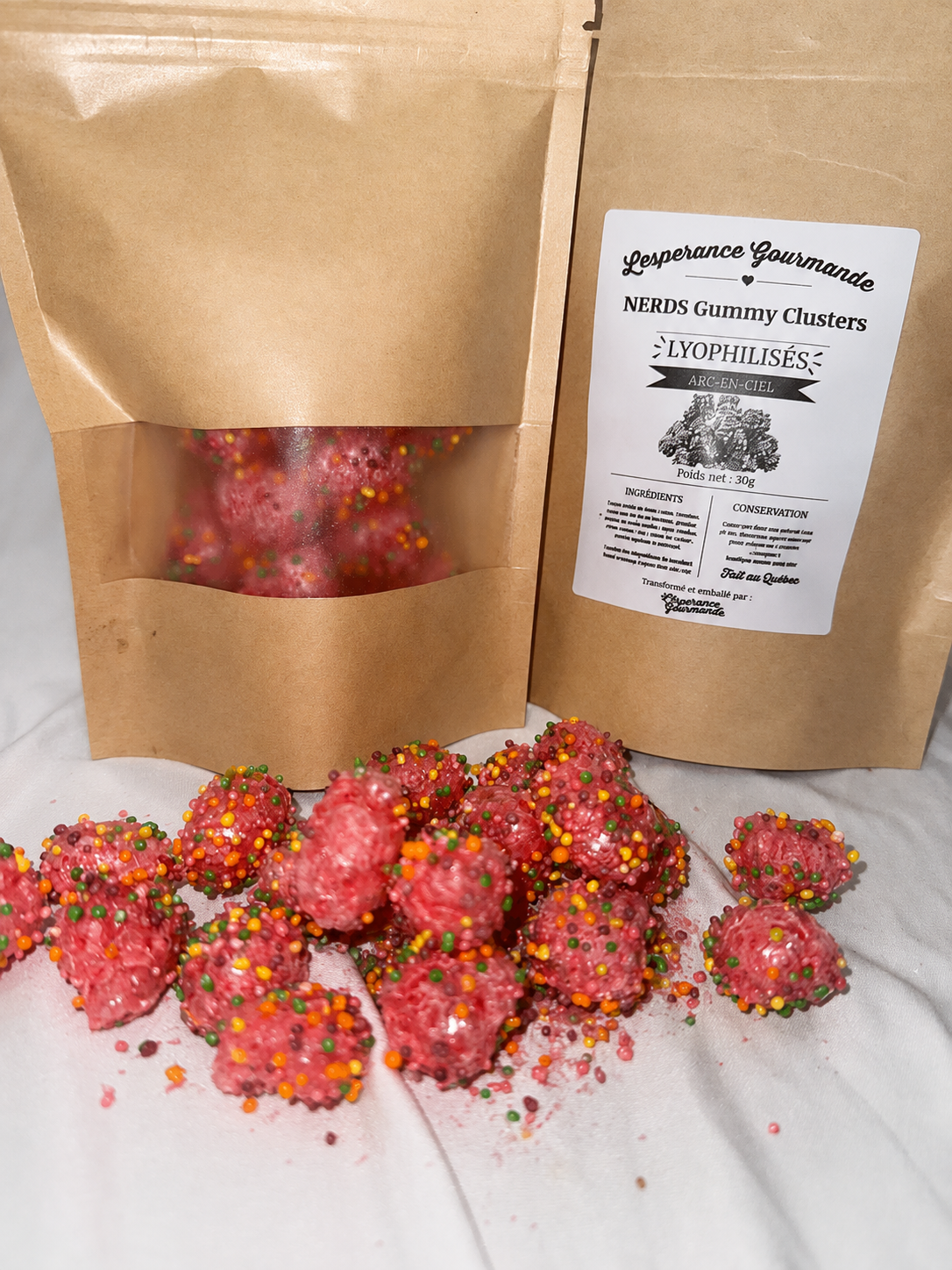Bonbons lyophilisés style Nerds Gummy Clusters / Freeze Dried Candy