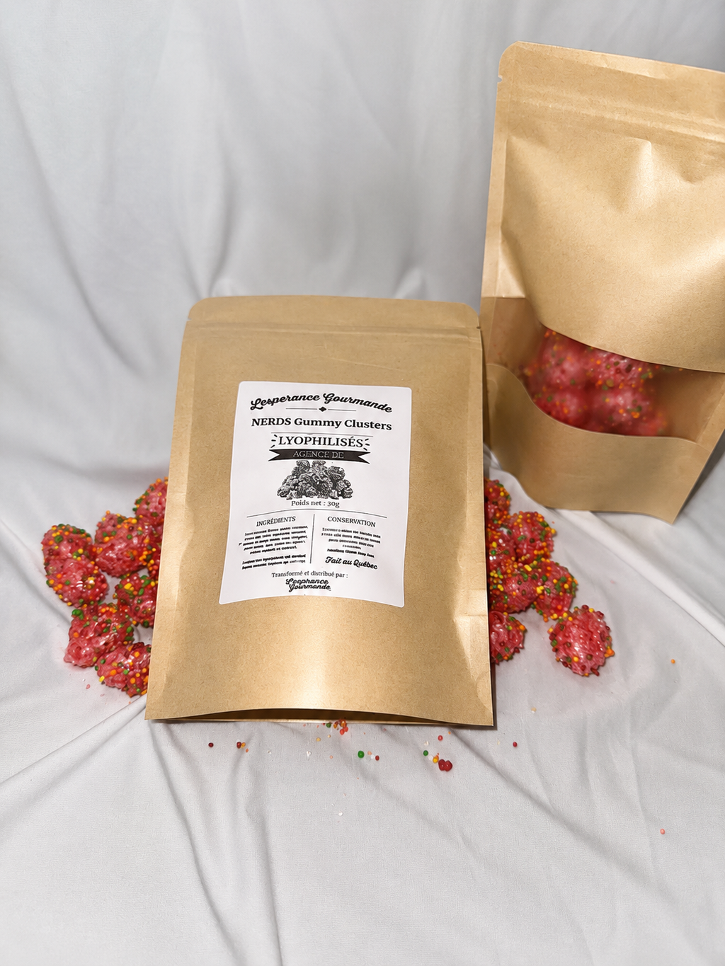Bonbons lyophilisés style Nerds Gummy Clusters / Freeze Dried Candy