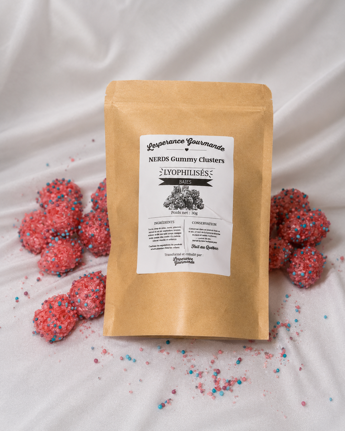 Bonbons lyophilisés style Nerds Gummy Clusters / Freeze Dried Candy