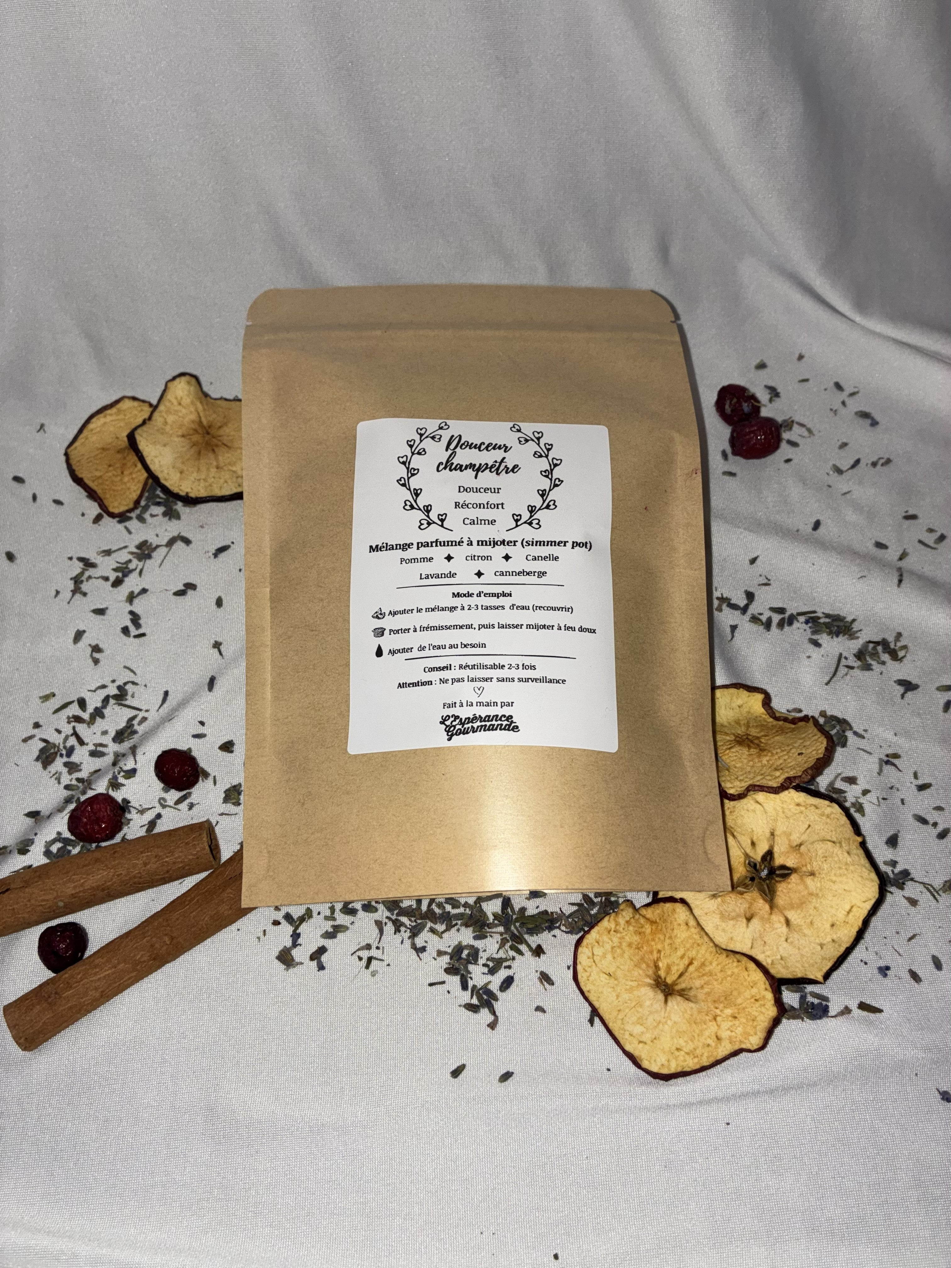 Douceur champêtre Simmer Pot  – Mélange parfumé à mijoter