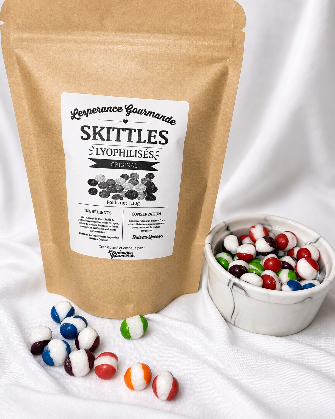 Bonbons lyophilisés style Skittles / Freeze Dried Candy