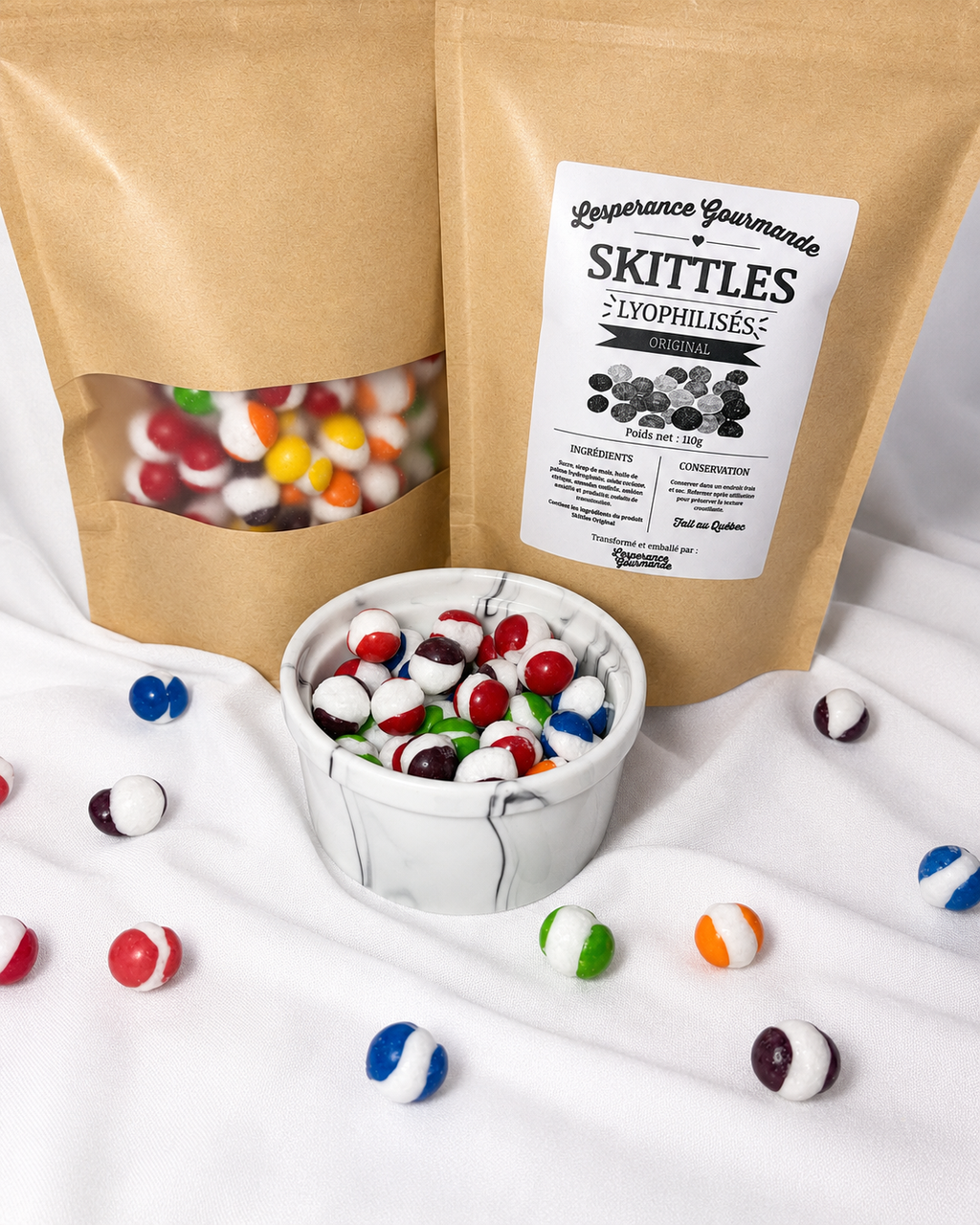 Bonbons lyophilisés style Skittles / Freeze Dried Candy